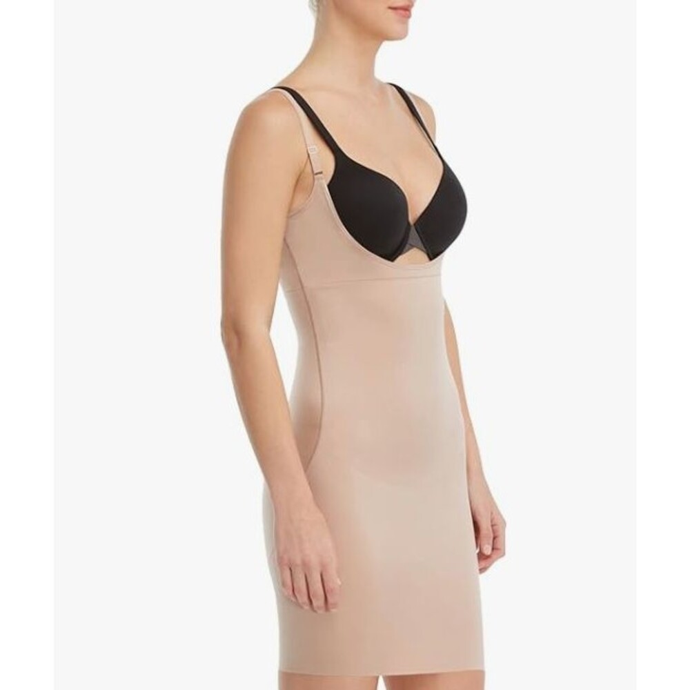 SPANX SmartGrip™ Slip 3X Open-Bust Full Slip Foundation (beige) Retail $88 NWT